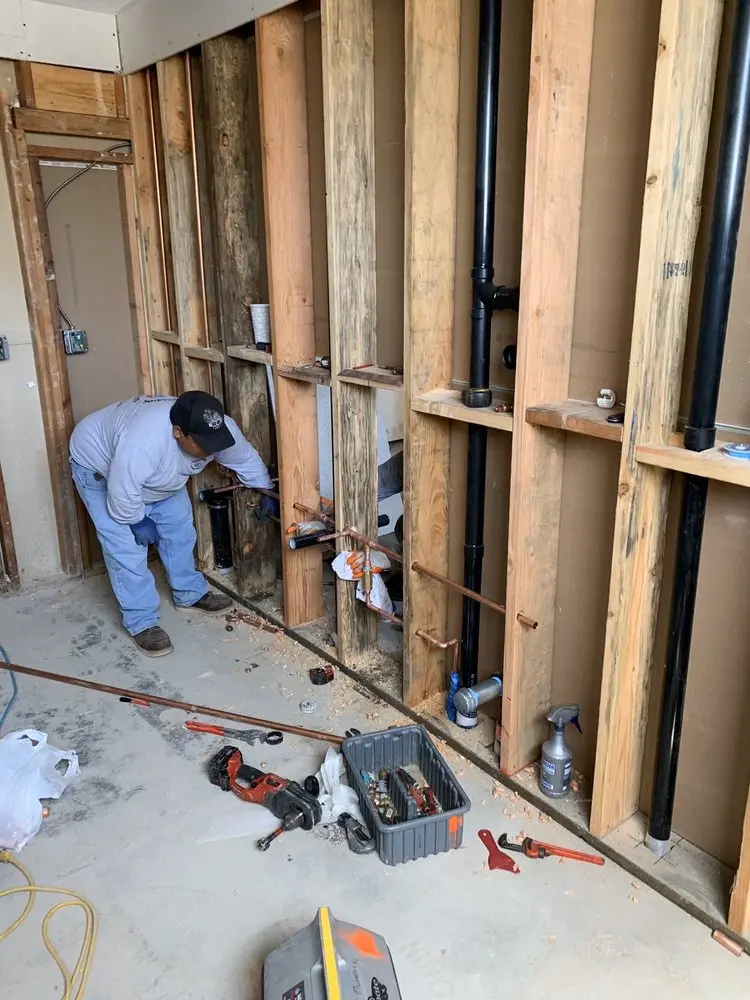 Commercial rough-in plumbing for Gas Line Repair in Knox Springs Estates
